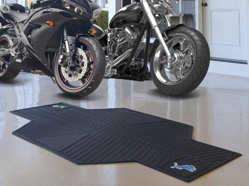 Motorcycle Mat American Floor Mats NFL Detroit Lions Motorcycle Mat 82.5"x42" FANMATS