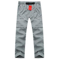 Mountasinskin New Summer Spring Mens Pants Quick Dry Breathing Removable Trousers Military Pants Casual Army Male Clothing LA005-Gray-S-JadeMoghul Inc.