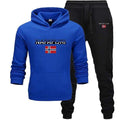 Movement 2 Pieces Sets Tracksuit Men Hooded Sweatshirt+pants Pullover Hoodie Sportswear Suit Casual Men Clothes Size S-3XL AExp