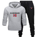 Movement 2 Pieces Sets Tracksuit Men Hooded Sweatshirt+pants Pullover Hoodie Sportswear Suit Casual Men Clothes Size S-3XL AExp