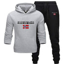 Movement 2 Pieces Sets Tracksuit Men Hooded Sweatshirt+pants Pullover Hoodie Sportswear Suit Casual Men Clothes Size S-3XL AExp