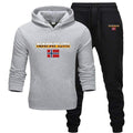 Movement 2 Pieces Sets Tracksuit Men Hooded Sweatshirt+pants Pullover Hoodie Sportswear Suit Casual Men Clothes Size S-3XL AExp