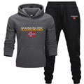 Movement 2 Pieces Sets Tracksuit Men Hooded Sweatshirt+pants Pullover Hoodie Sportswear Suit Casual Men Clothes Size S-3XL AExp
