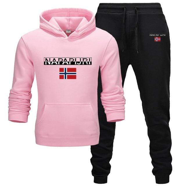 Movement 2 Pieces Sets Tracksuit Men Hooded Sweatshirt+pants Pullover Hoodie Sportswear Suit Casual Men Clothes Size S-3XL AExp