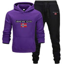 Movement 2 Pieces Sets Tracksuit Men Hooded Sweatshirt+pants Pullover Hoodie Sportswear Suit Casual Men Clothes Size S-3XL AExp