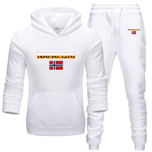 Movement 2 Pieces Sets Tracksuit Men Hooded Sweatshirt+pants Pullover Hoodie Sportswear Suit Casual Men Clothes Size S-3XL AExp