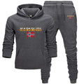 Movement 2 Pieces Sets Tracksuit Men Hooded Sweatshirt+pants Pullover Hoodie Sportswear Suit Casual Men Clothes Size S-3XL AExp