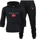 Movement 2 Pieces Sets Tracksuit Men Hooded Sweatshirt+pants Pullover Hoodie Sportswear Suit Casual Men Clothes Size S-3XL AExp