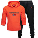 Movement 2 Pieces Sets Tracksuit Men Hooded Sweatshirt+pants Pullover Hoodie Sportswear Suit Casual Men Clothes Size S-3XL AExp