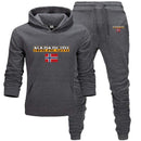 Movement 2 Pieces Sets Tracksuit Men Hooded Sweatshirt+pants Pullover Hoodie Sportswear Suit Casual Men Clothes Size S-3XL AExp