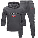 Movement 2 Pieces Sets Tracksuit Men Hooded Sweatshirt+pants Pullover Hoodie Sportswear Suit Casual Men Clothes Size S-3XL AExp