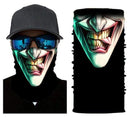 Movie Clown Anime Skull Seamless Balaclava Halloween Magic Scarf Headwear Sports Bandanas Men Cycling Hiking Scarf Neck Gaiter AExp