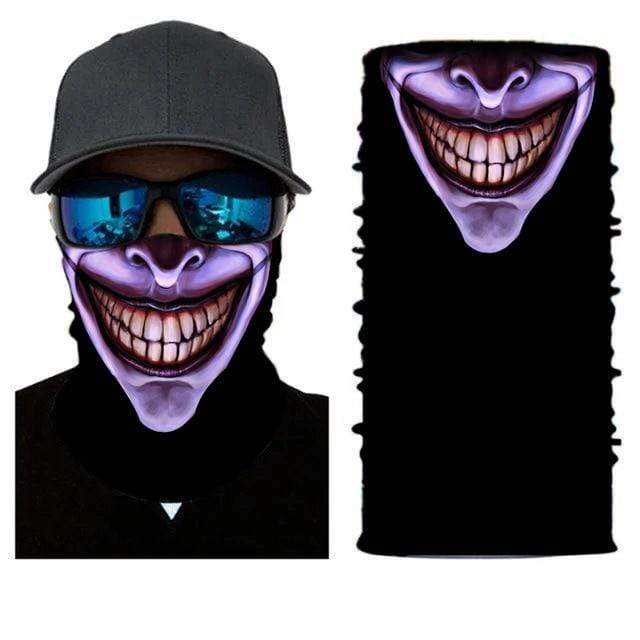 Movie Clown Anime Skull Seamless Balaclava Halloween Magic Scarf Headwear Sports Bandanas Men Cycling Hiking Scarf Neck Gaiter AExp