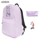 Ms Leisure Backpack Travel schoolbags for teenage girls mochila feminina Girls 3Pcs Bagpack Set mochila de unicornio Softback-Set 30-JadeMoghul Inc.