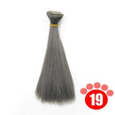 Msiredoll bjd wig 15*100CM or 20*100CM or 25*100CM doll hair for 1/3 1/4 1/6  straight hair doll hair bjd wig diy Free shipping AExp