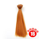 Msiredoll bjd wig 15*100CM or 20*100CM or 25*100CM doll hair for 1/3 1/4 1/6  straight hair doll hair bjd wig diy Free shipping AExp