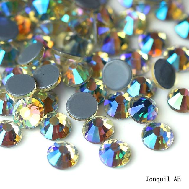 Multi-color Crystal Hot Fix Rhinestone Crystal For Nail Art