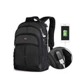 Multi Compartment Laptop Backpack-Small with USB port-China-JadeMoghul Inc.