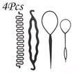 Multi-style Women Hair Twist Styling Clip Stick Bun Maker DIY Hair Braiding Tools Hair Accessories Braider DIY Hairstyle AExp