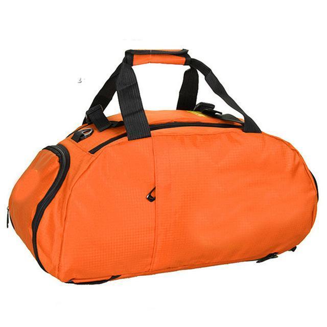 Multi-use Portable Sports Gym Backpack Shoulder Bag Separated Shoes Storage Travel Backpack Men And Women Outdoor Fitness Bag-Orange-JadeMoghul Inc.