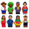 MULTICULTURAL AROUND WORLD FIG 8PK-Toys & Games-JadeMoghul Inc.