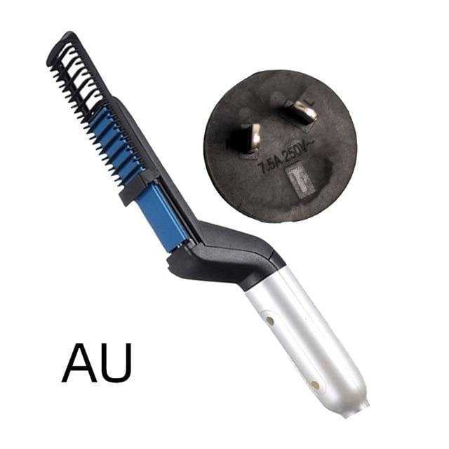 Multifunctional Electric Hair Comb Brush Beard Straightener Beard Straightening Comb Straight Hair Curler Styling Tools AExp