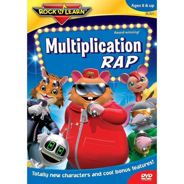 MULTIPLICATION RAP DVD-Childrens Books & Music-JadeMoghul Inc.