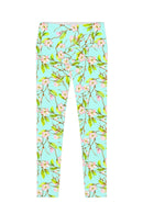 Muse Lucy Green Floral Print Performance Leggings - Women-Muse-XS-Mint/Green-JadeMoghul Inc.