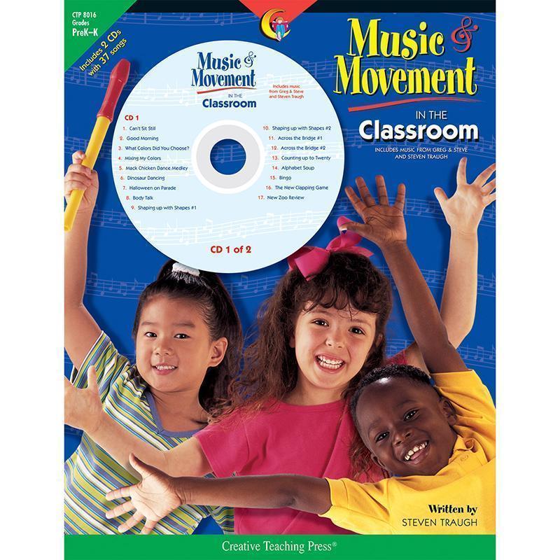 MUSIC & MOVEMENT IN THE CLASSROOM-Learning Materials-JadeMoghul Inc.