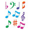 MUSICAL NOTES ACCENTS-Learning Materials-JadeMoghul Inc.