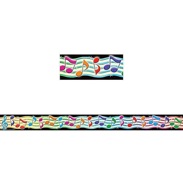 MUSICAL NOTES STRAIGHT BORDER TRIM-Learning Materials-JadeMoghul Inc.