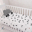 Muslinlife Cotton Baby Fitted Sheet Cartoon Crib Mattress Protector,baby bed sheet for crib size(130*70/120*60/120*65cm)-tree-JadeMoghul Inc.