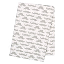 Mustaches Flannel Swaddle Blanket-WHIM-U-JadeMoghul Inc.