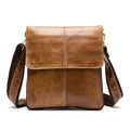 MVA Genuine Leather Men Bag Fashion Leather Crossbody Bag Shoulder Men Messenger Bags Small Casual Designer Handbags Man Bags-8006brown-China-JadeMoghul Inc.