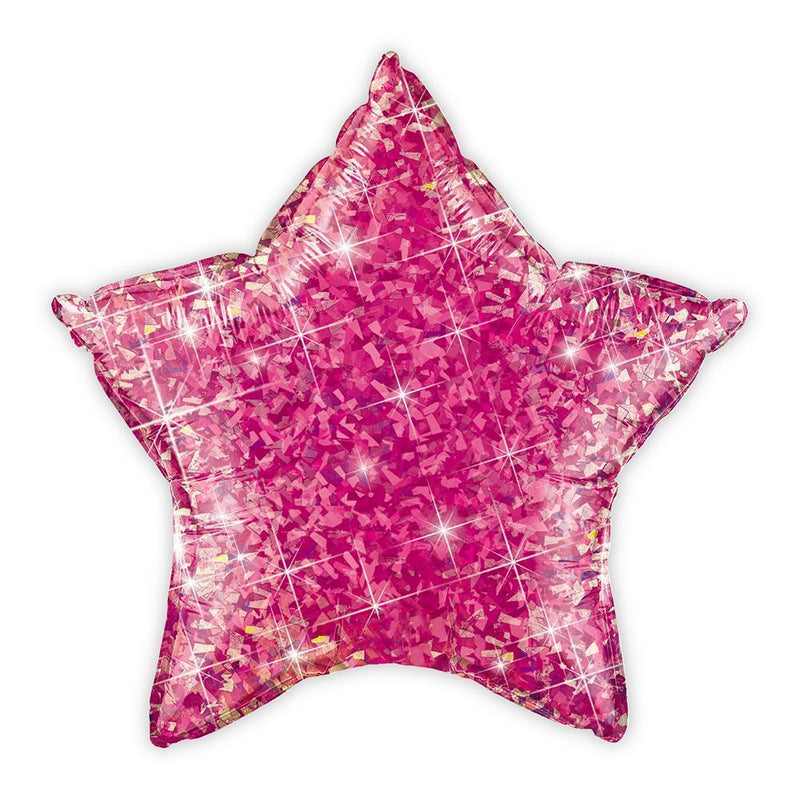 Mylar Foil Helium Party Balloon Decoration - Metallic Magenta Pink Star-Celebration Party Supplies-JadeMoghul Inc.