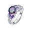 Mystical Rainbow Topaz 925 Sterling Silver Rings Sapphire Engagement Rings With Clear CZ For Women Female Original Fine Jewelry-6-925 Silver Ring-JadeMoghul Inc.