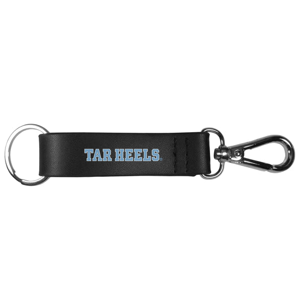 N. Carolina Tar Heels Black Strap Key Chain-Key Chains-JadeMoghul Inc.