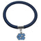 N. Carolina Tar Heels Color Cord Bracelet-Jewelry & Accessories-JadeMoghul Inc.
