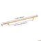 NAIERDI Brushed Black Gold Straight Cupboard Handles Knobs Stainless Steel Brushed Black Gold Kitchen Door Handles Cabinet Pull AExp