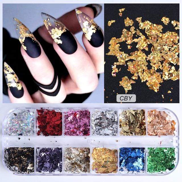 Nail Sequins Flakes Nail Art Decor