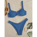 NAKIAEOI 2020 New Sexy Bikinis Women Swimsuit High Waisted Bathing Suits Swim Halter Push Up Bikini Set Plus Size Swimwear 4XL AExp