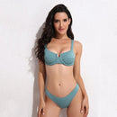 NAKIAEOI 2020 New Sexy Bikinis Women Swimsuit High Waisted Bathing Suits Swim Halter Push Up Bikini Set Plus Size Swimwear 4XL AExp