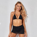 NAKIAEOI 2020 Sexy Cross Brazilian Bikinis Women Swimwear Swimsuit Push Up Bikini Set Halter Top Beach Bathing Suits Swim Wear AExp