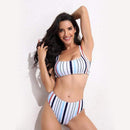 NAKIAEOI 2020 Sexy Cross Brazilian Bikinis Women Swimwear Swimsuit Push Up Bikini Set Halter Top Beach Bathing Suits Swim Wear AExp