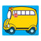 NAME TAGS SCHOOL BUS 36/PK-Learning Materials-JadeMoghul Inc.