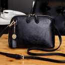 Namvitae Brand Genuine Leather Women Messenger Bag High Quality Cow Leather Small Crossbody Shell Bag Women Fashion Shoulder Bag-Black-JadeMoghul Inc.