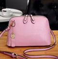 Namvitae Brand Genuine Leather Women Messenger Bag High Quality Cow Leather Small Crossbody Shell Bag Women Fashion Shoulder Bag-Pink-JadeMoghul Inc.