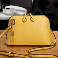 Namvitae Brand Genuine Leather Women Messenger Bag High Quality Cow Leather Small Crossbody Shell Bag Women Fashion Shoulder Bag-Yellow-JadeMoghul Inc.