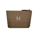 Napa Linen Cosmetic Bag - Dark Olive (Pack of 1)-Personalized Gifts for Women-JadeMoghul Inc.