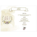 Natural Charm Grapes Large Menu Card (Pack of 1)-Reception Stationery-JadeMoghul Inc.